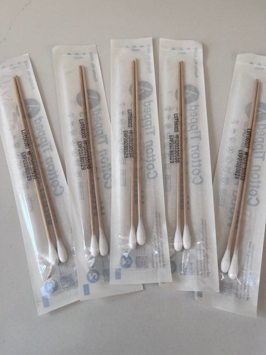 Sterile Cotton Tipped Spore Swabs